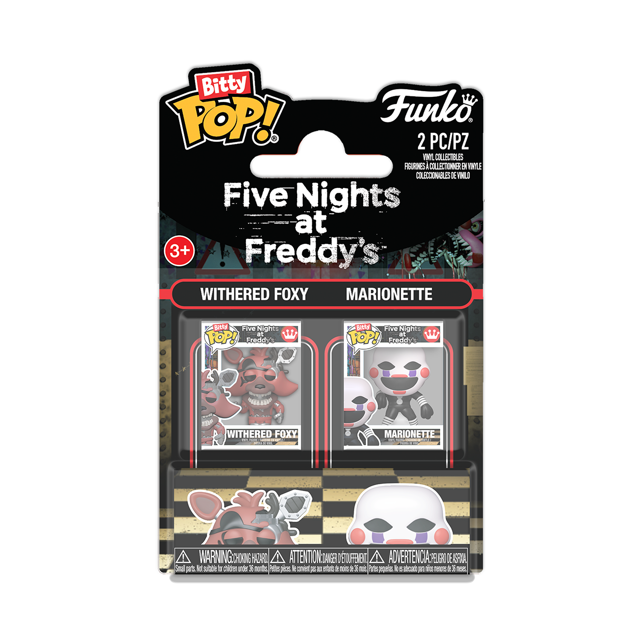 Funko Bitty Pop! Withered Foxy & Marionette 2-Pack